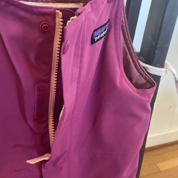 Patagonia Kids Jacket and Snow Bib Set - Teal and Purple - Picture 8 of 16